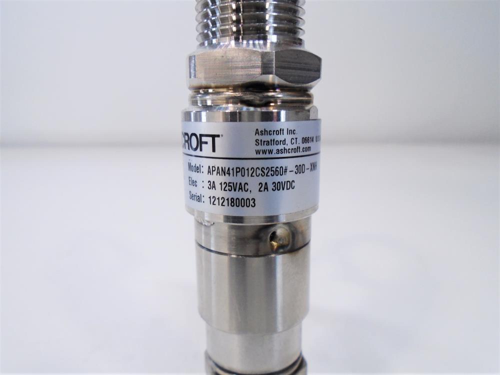 Ashcroft A-Series 60 PSI Pressure Switch, APAN41P012CS2560#-30D-XNH